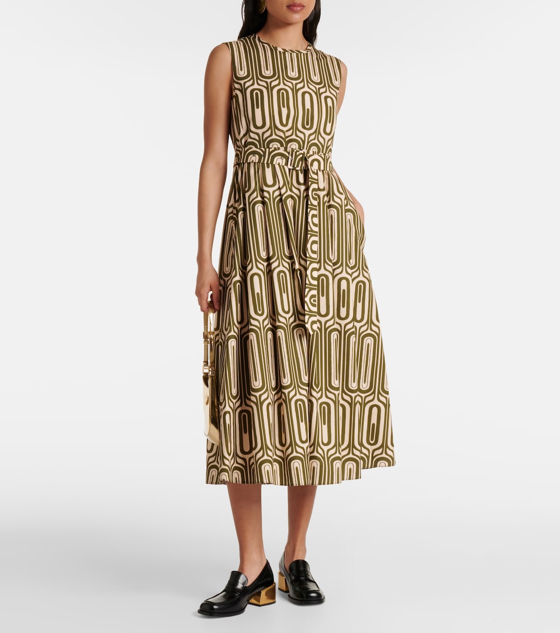 Robe midi Andreis imprimée en coton | 'S Max Mara