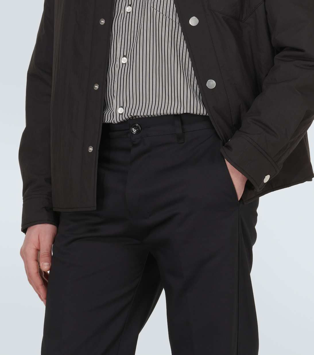 Pantalones chinos rectos de algodón | Ami Paris
