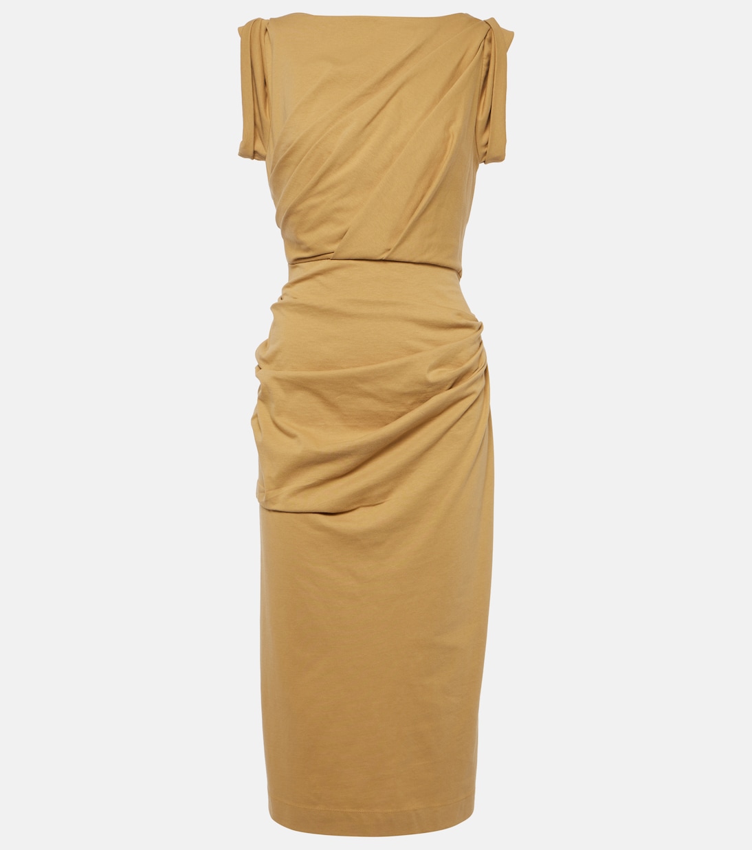 Abito midi in jersey di cotone | Dries Van Noten