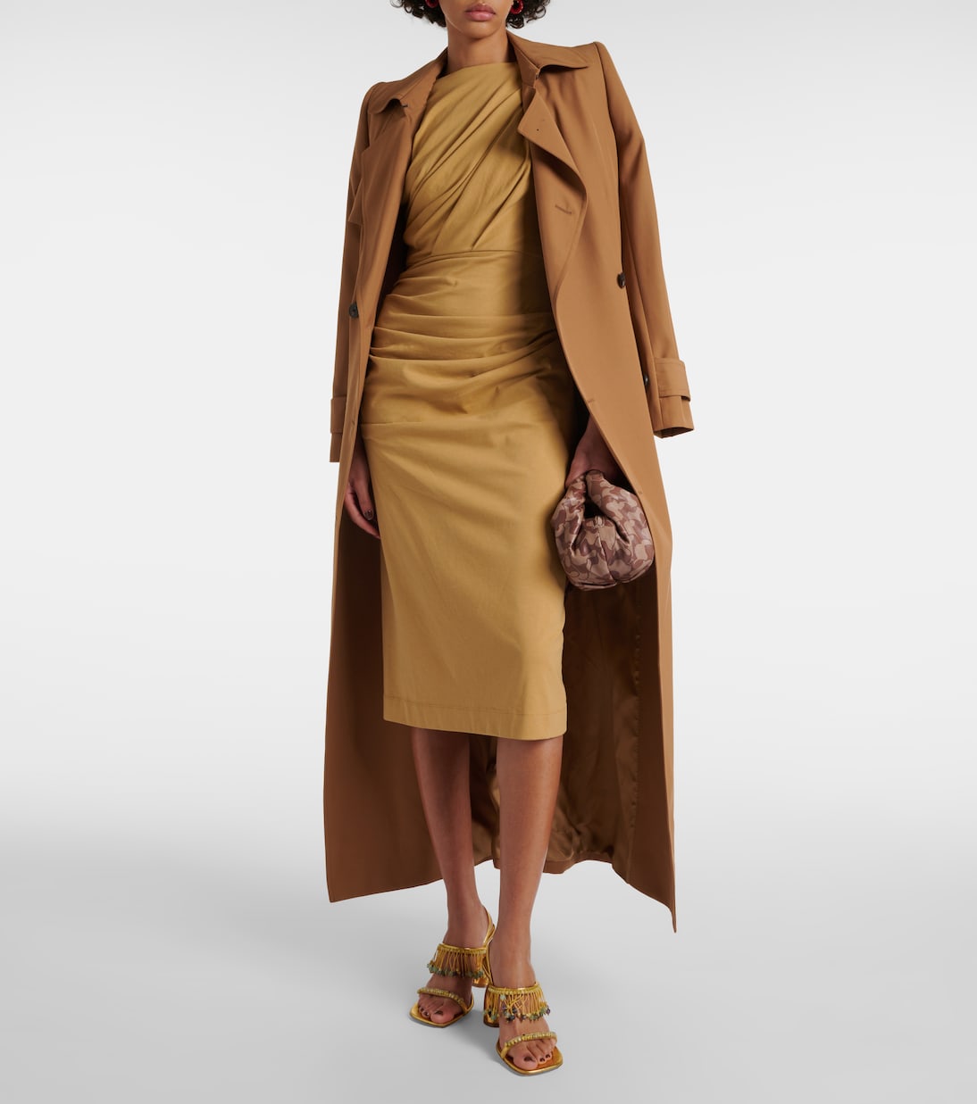 Abito midi in jersey di cotone | Dries Van Noten