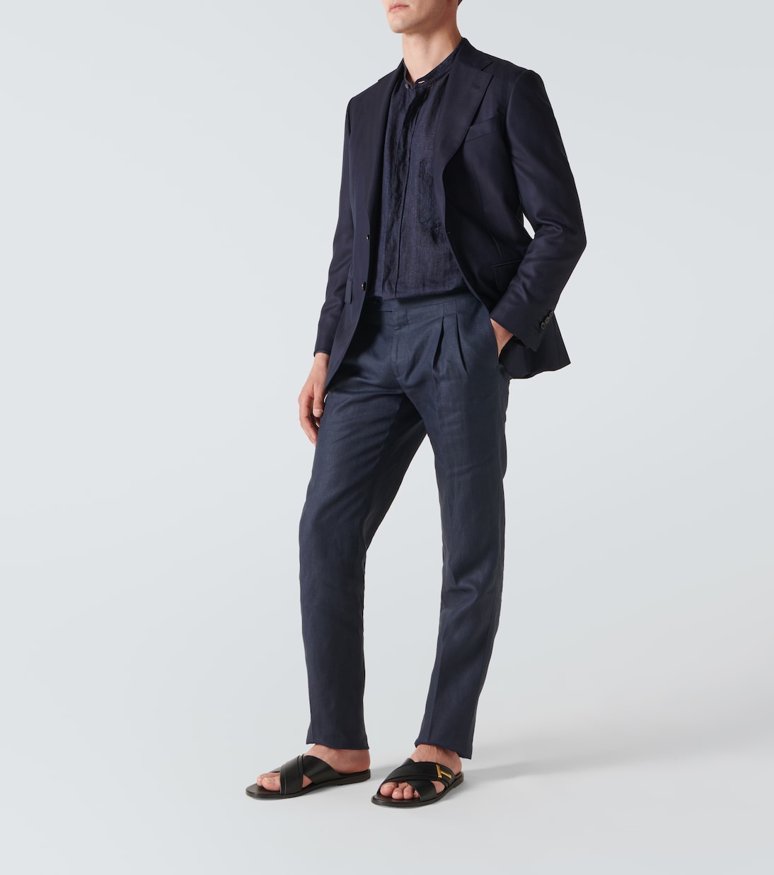 Anzughose aus Leinen | Thom Sweeney