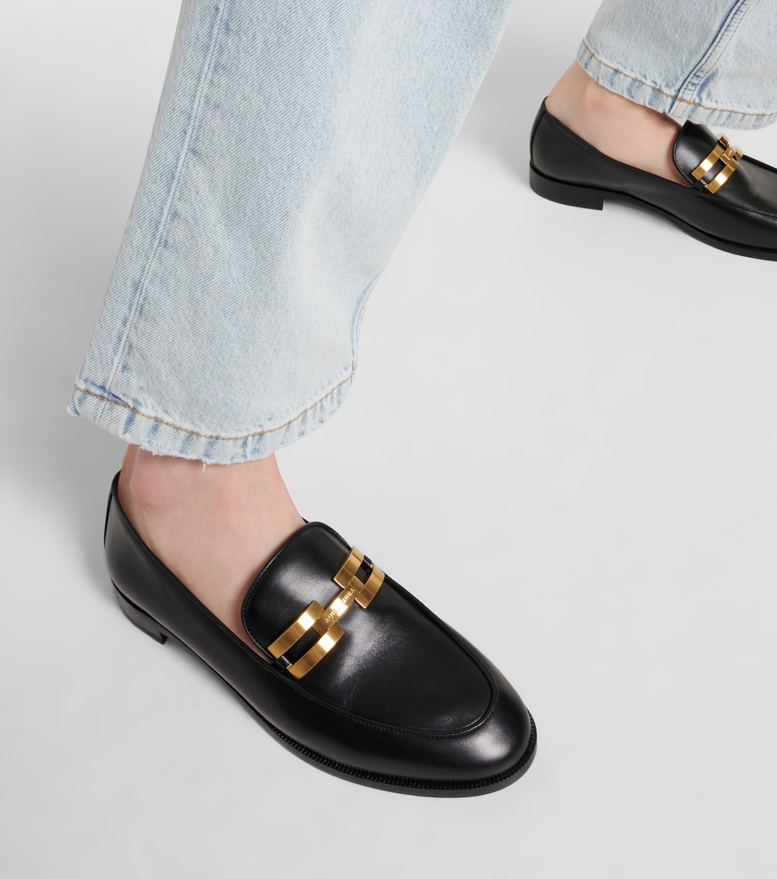 Mocassins Brandi en cuir | Aquazzura