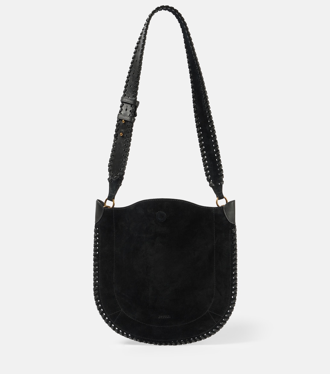 Borsa a spalla Oskan in suede e pelle | Isabel Marant