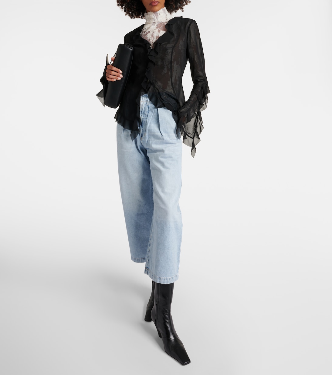 Pantaloni a gamba larga Payton in twill | Citizens of Humanity