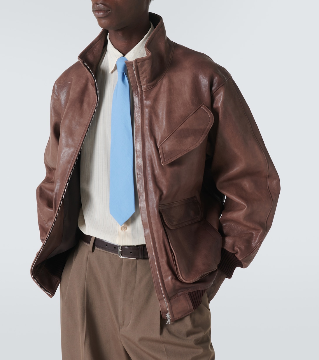 Cravatta in twill di cotone | Auralee