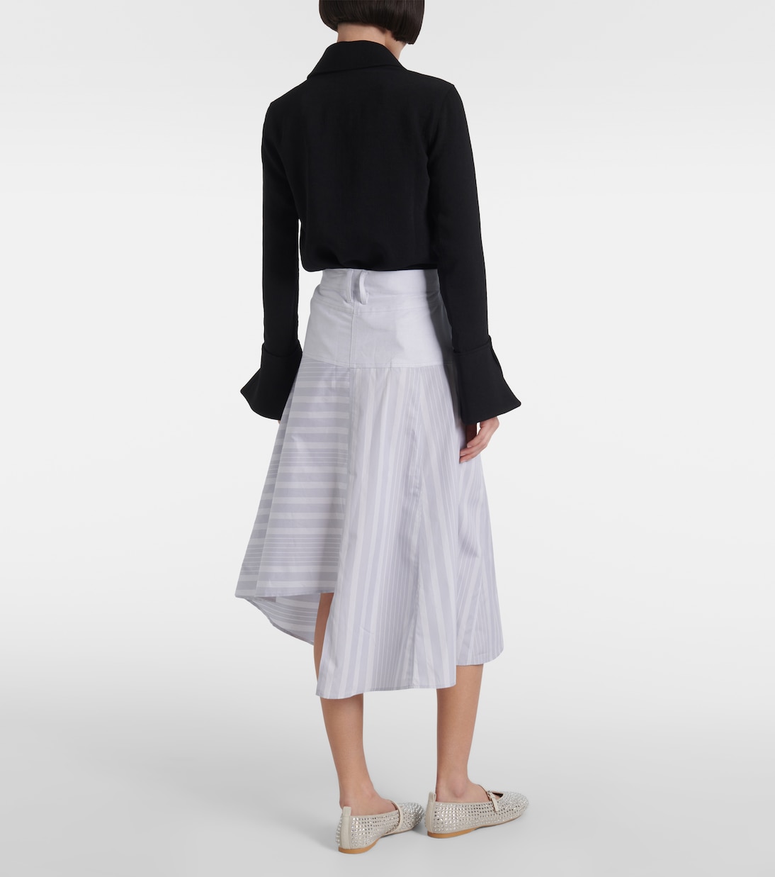 Jupe midi en coton | JW Anderson