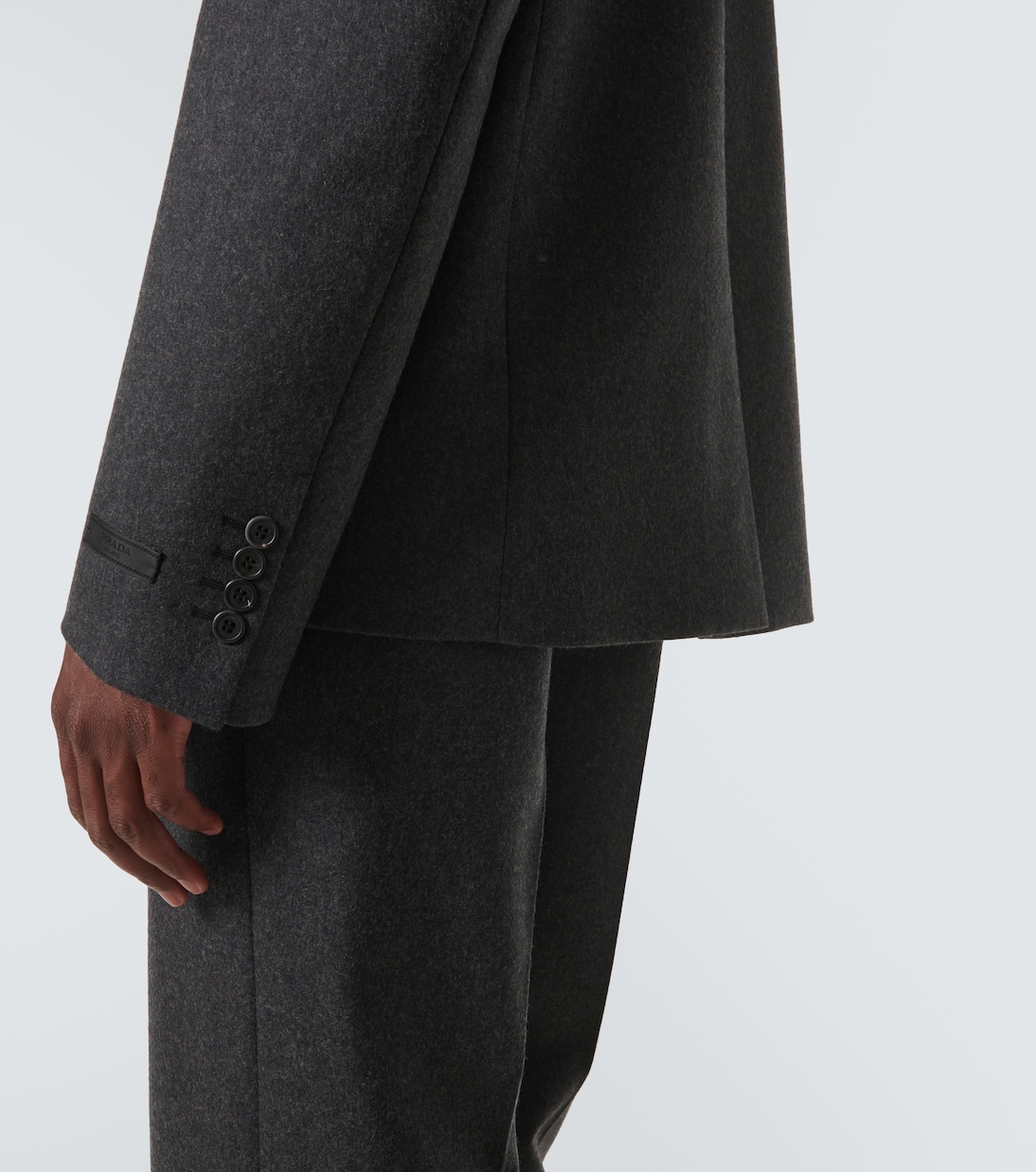 Single-breasted wool blazer | Prada
