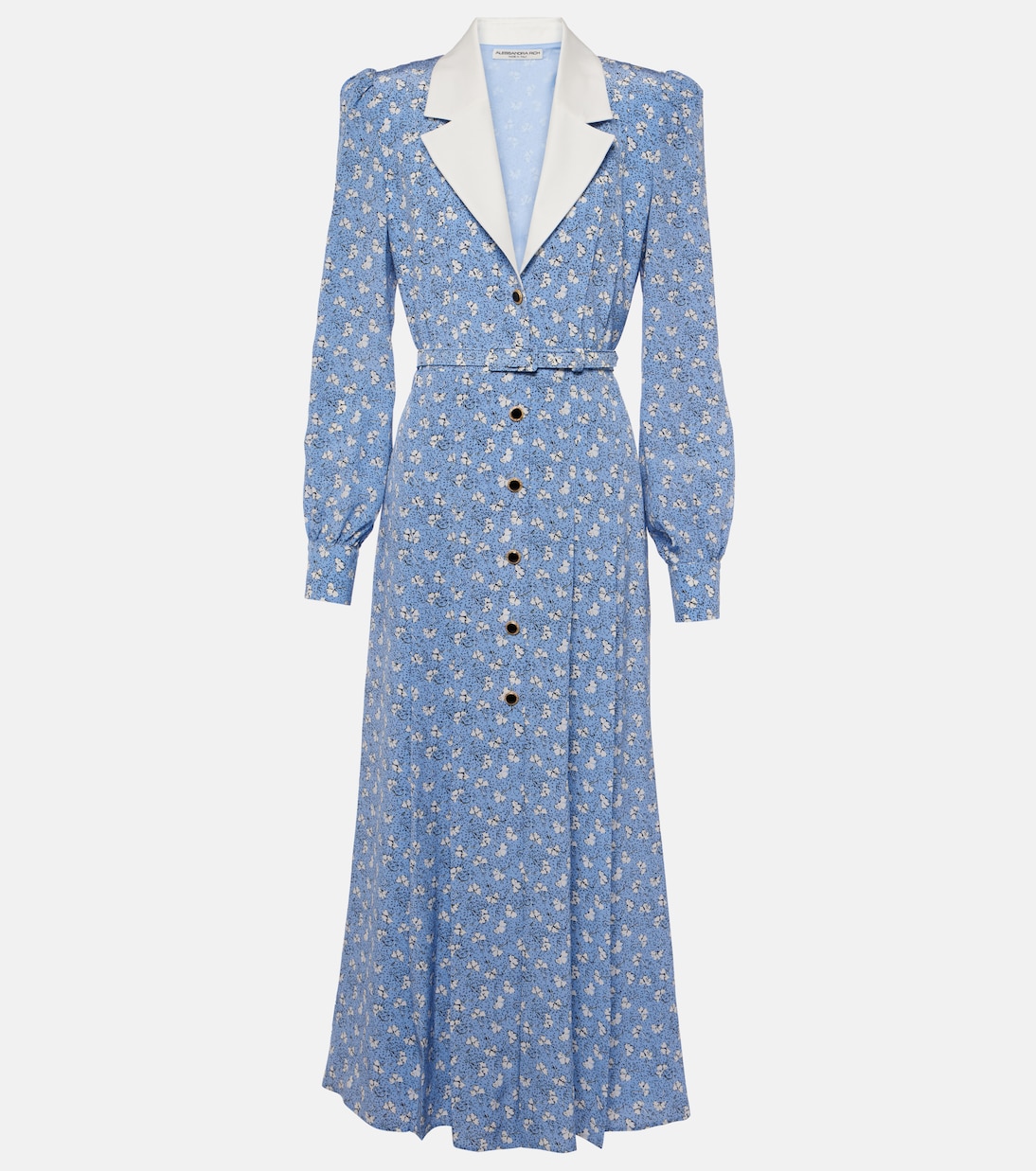 Floral silk shirt dress | Alessandra Rich