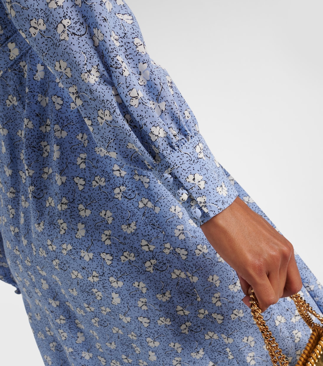 Floral silk shirt dress | Alessandra Rich