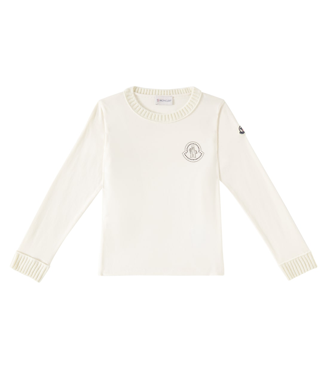 Felpa in cotone con logo | Moncler Enfant