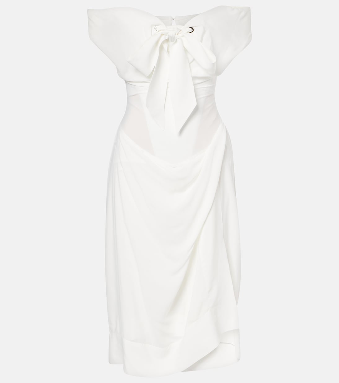 Bridal - Abito midi Iwona in crêpe de chine | Vivienne Westwood