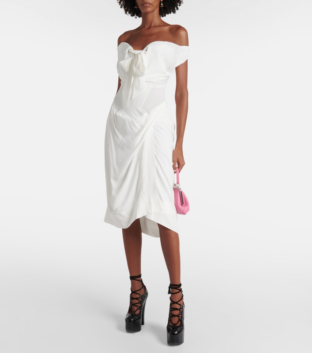 Bridal - Abito midi Iwona in crêpe de chine | Vivienne Westwood