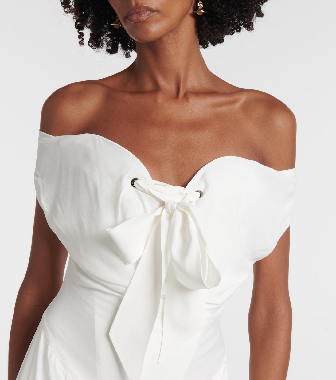 Bridal - Abito midi Iwona in crêpe de chine | Vivienne Westwood