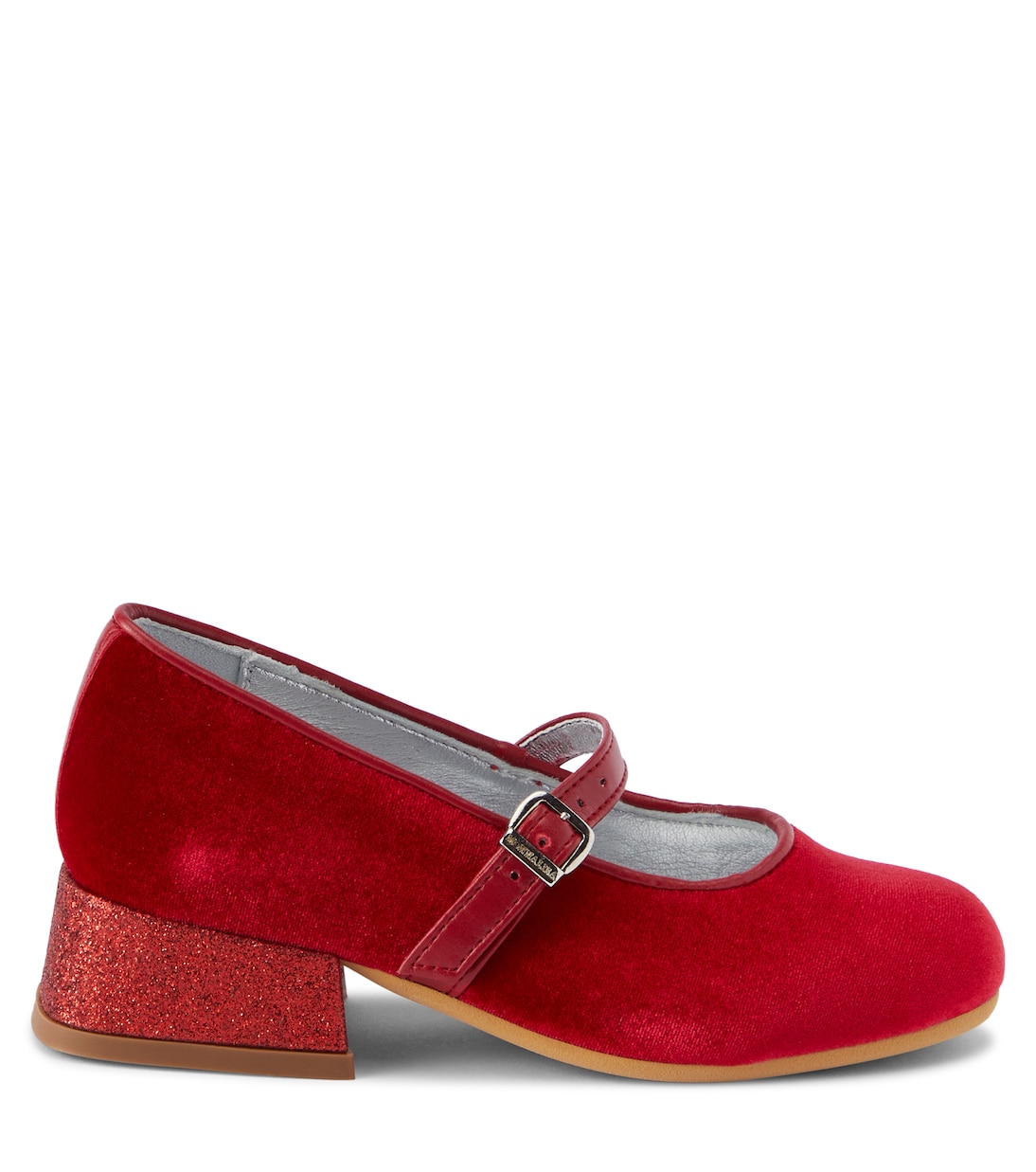Ballerine Dorothy in velluto con glitter | Monnalisa