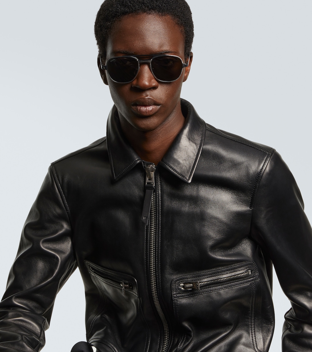 Occhiali da sole squadrati Santos de Cartier | Cartier Eyewear Collection