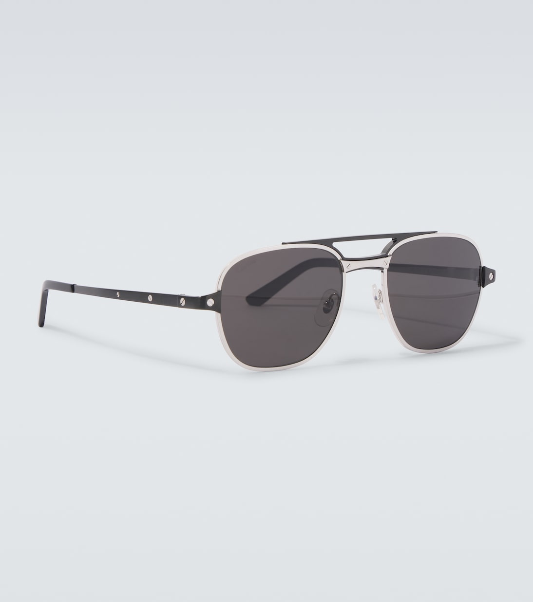 Occhiali da sole squadrati Santos de Cartier | Cartier Eyewear Collection