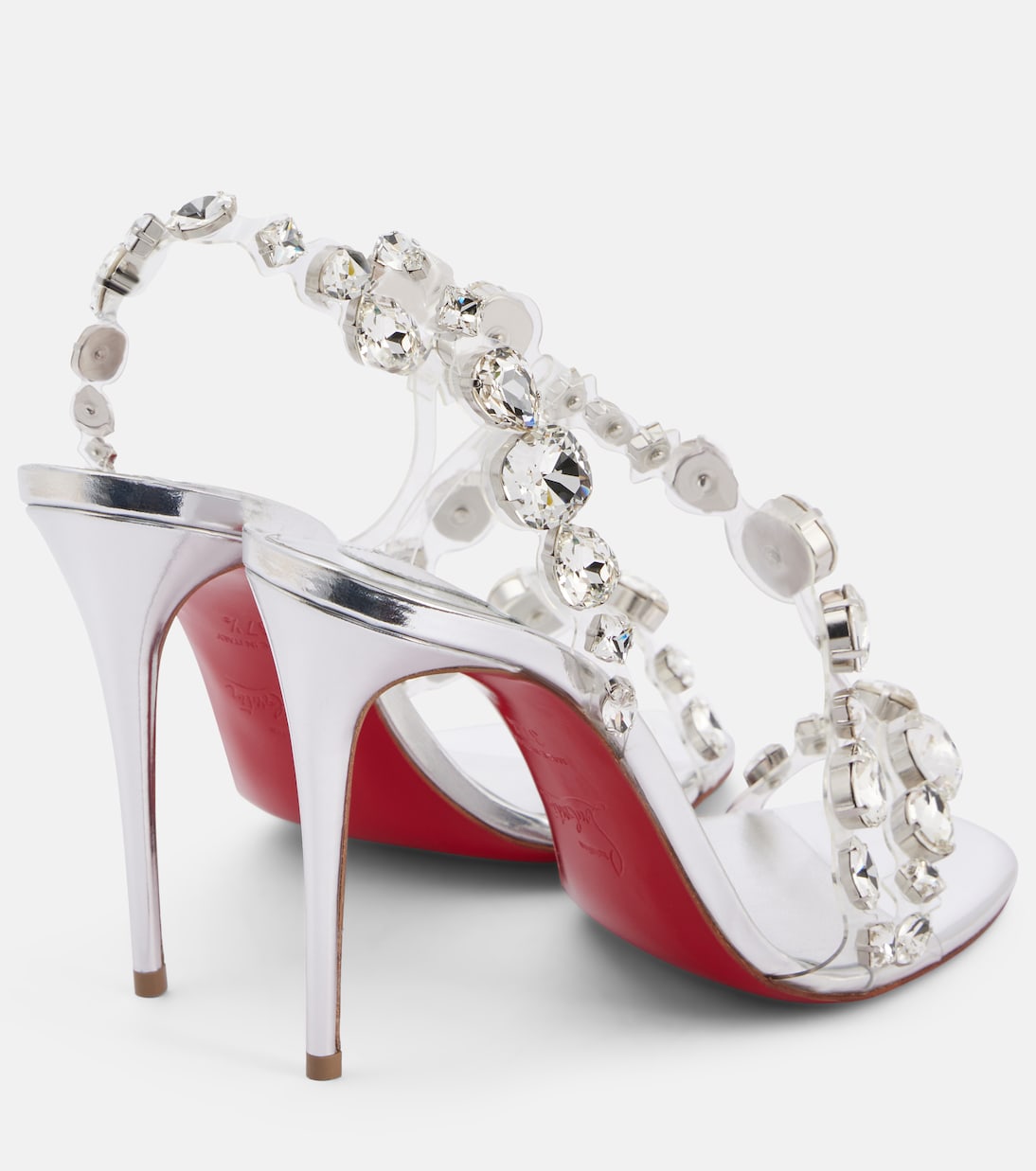 Scarpe con Cristalli Rosalie 100 di CHRISTIAN LOUBOUTIN per Giovani Fashionisti