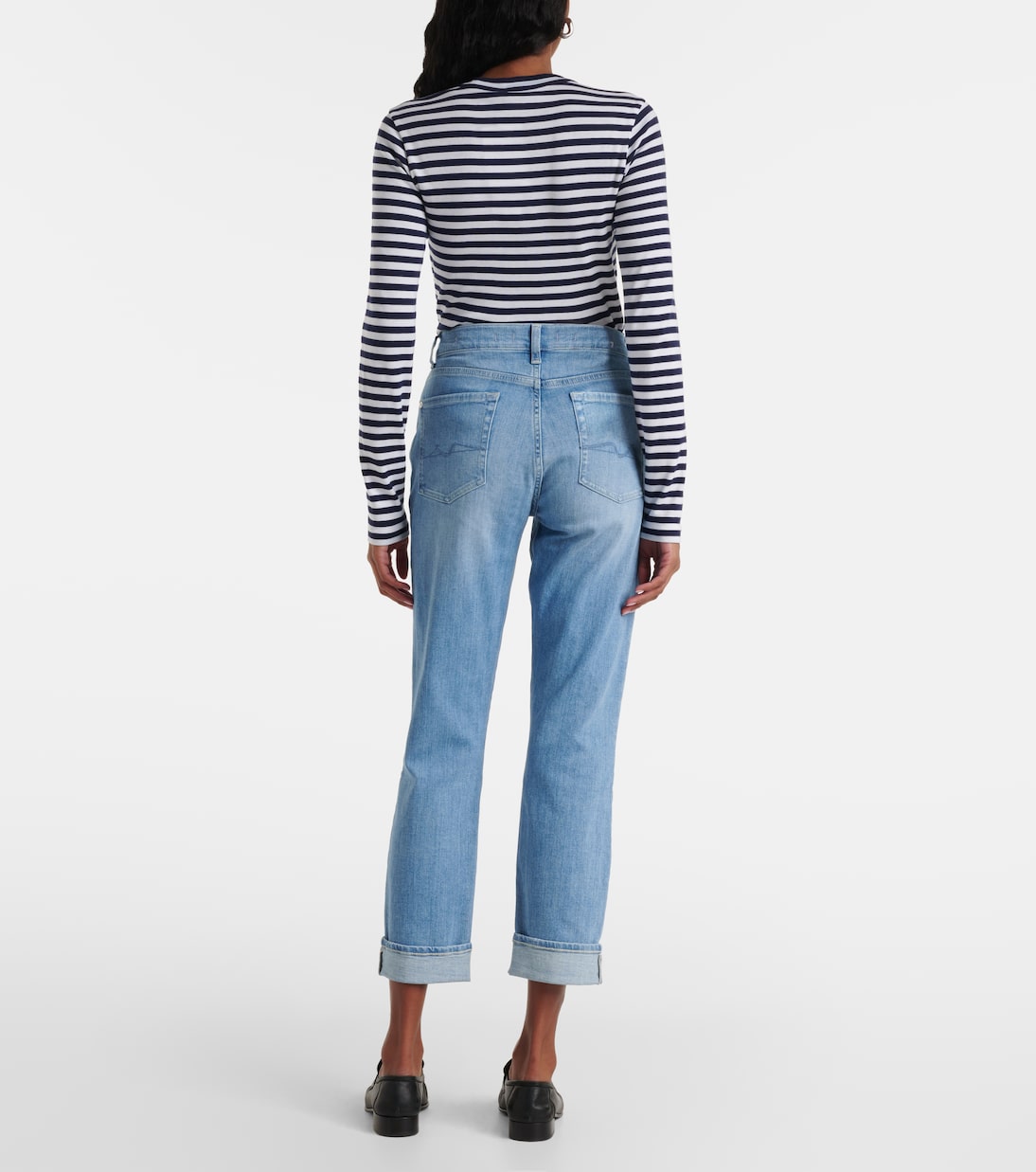 Jean skinny à taille mi-haute | 7 For All Mankind