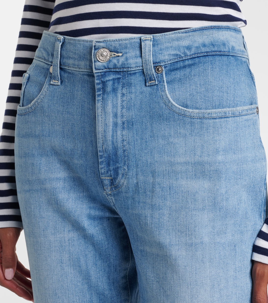 Jean skinny à taille mi-haute | 7 For All Mankind