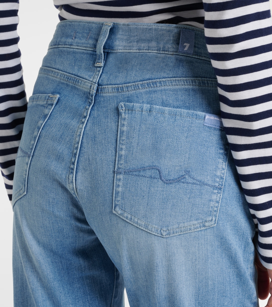 Jean skinny à taille mi-haute | 7 For All Mankind