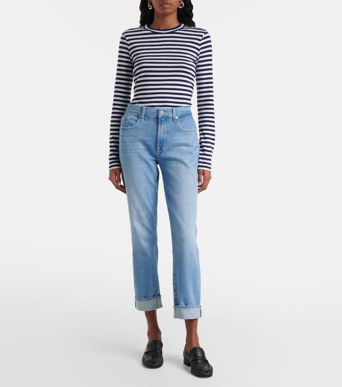 Jean skinny à taille mi-haute | 7 For All Mankind