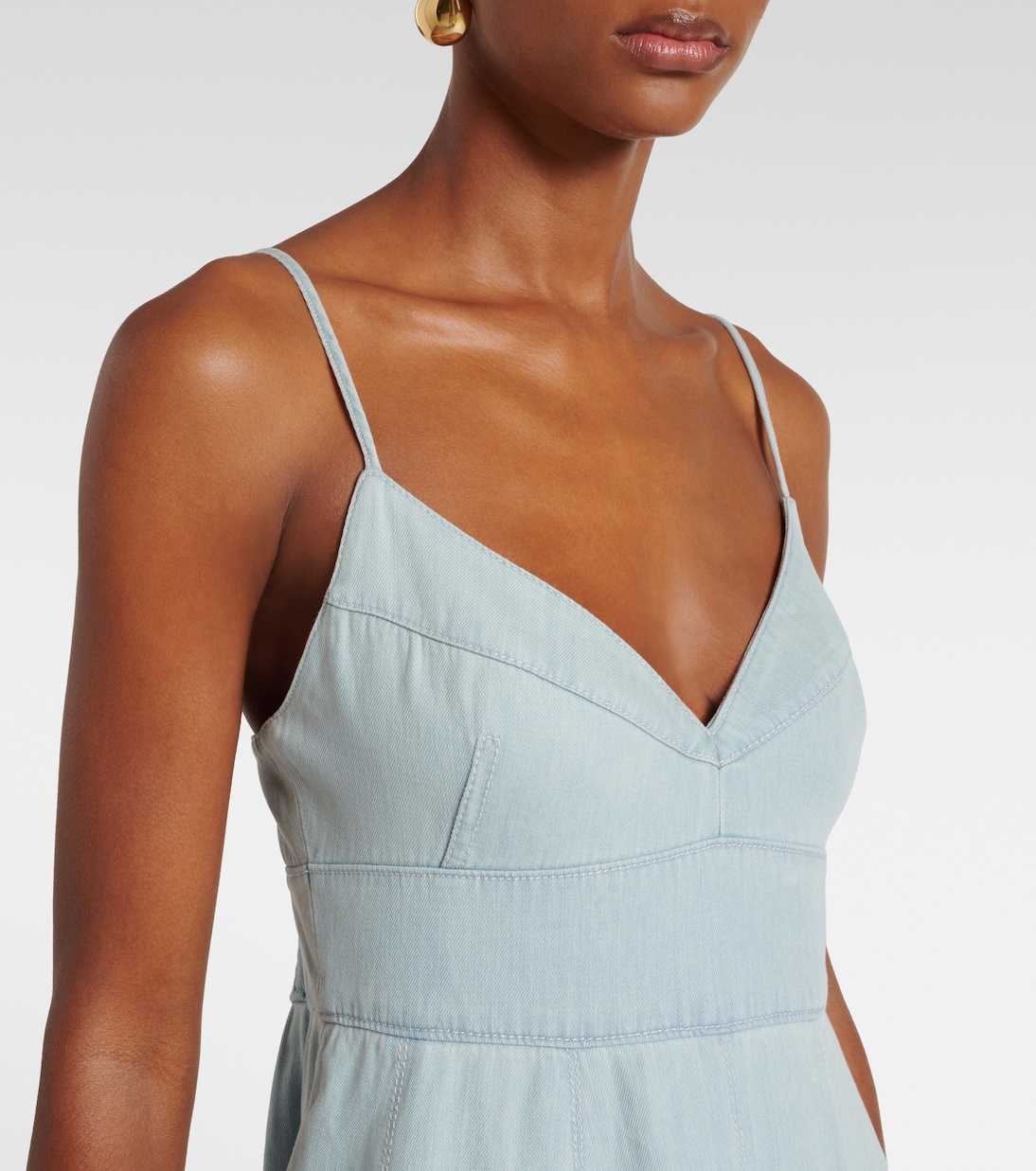 Robe midi Acacia en jean | Zimmermann