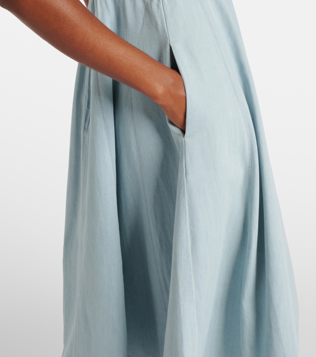 Robe midi Acacia en jean | Zimmermann