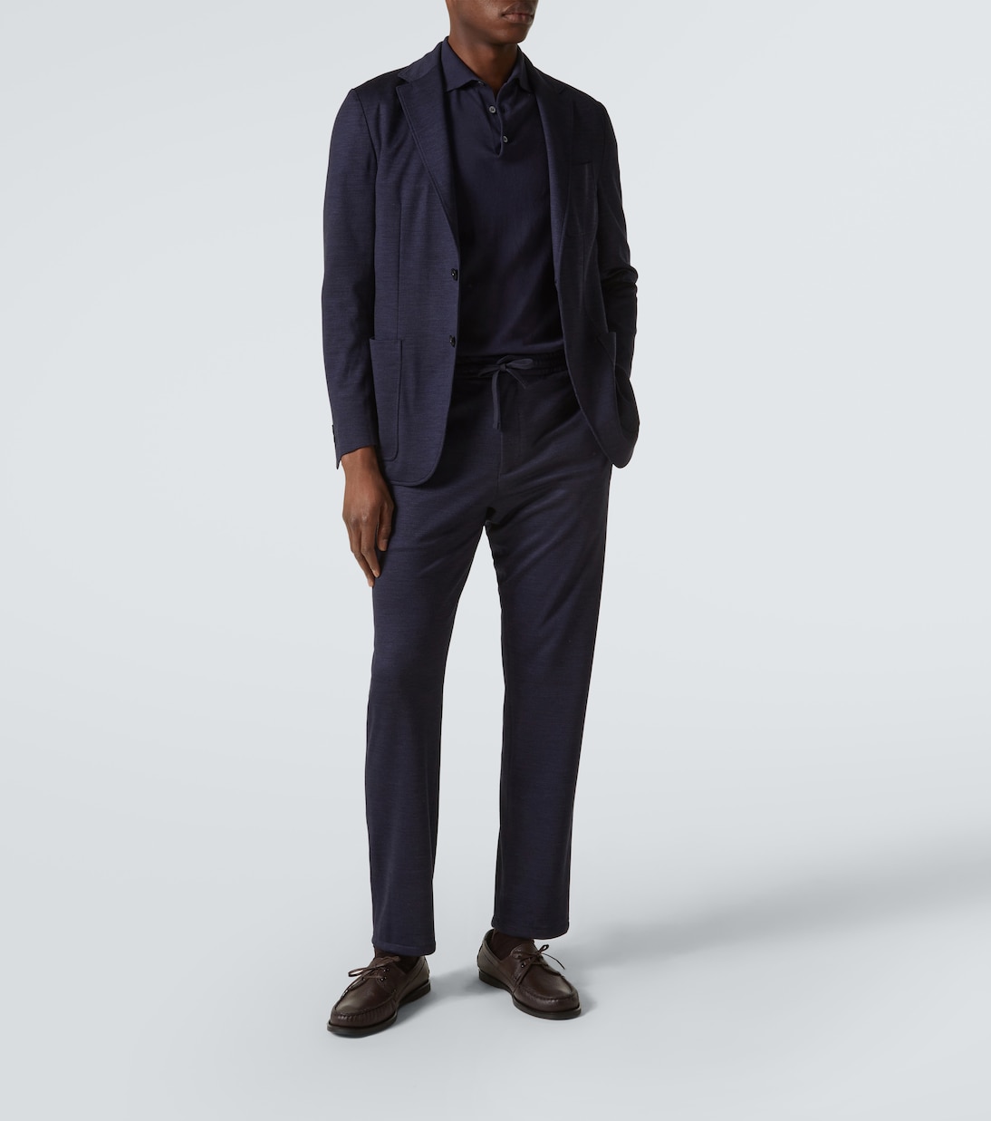 Pantalones slim de jersey | Canali