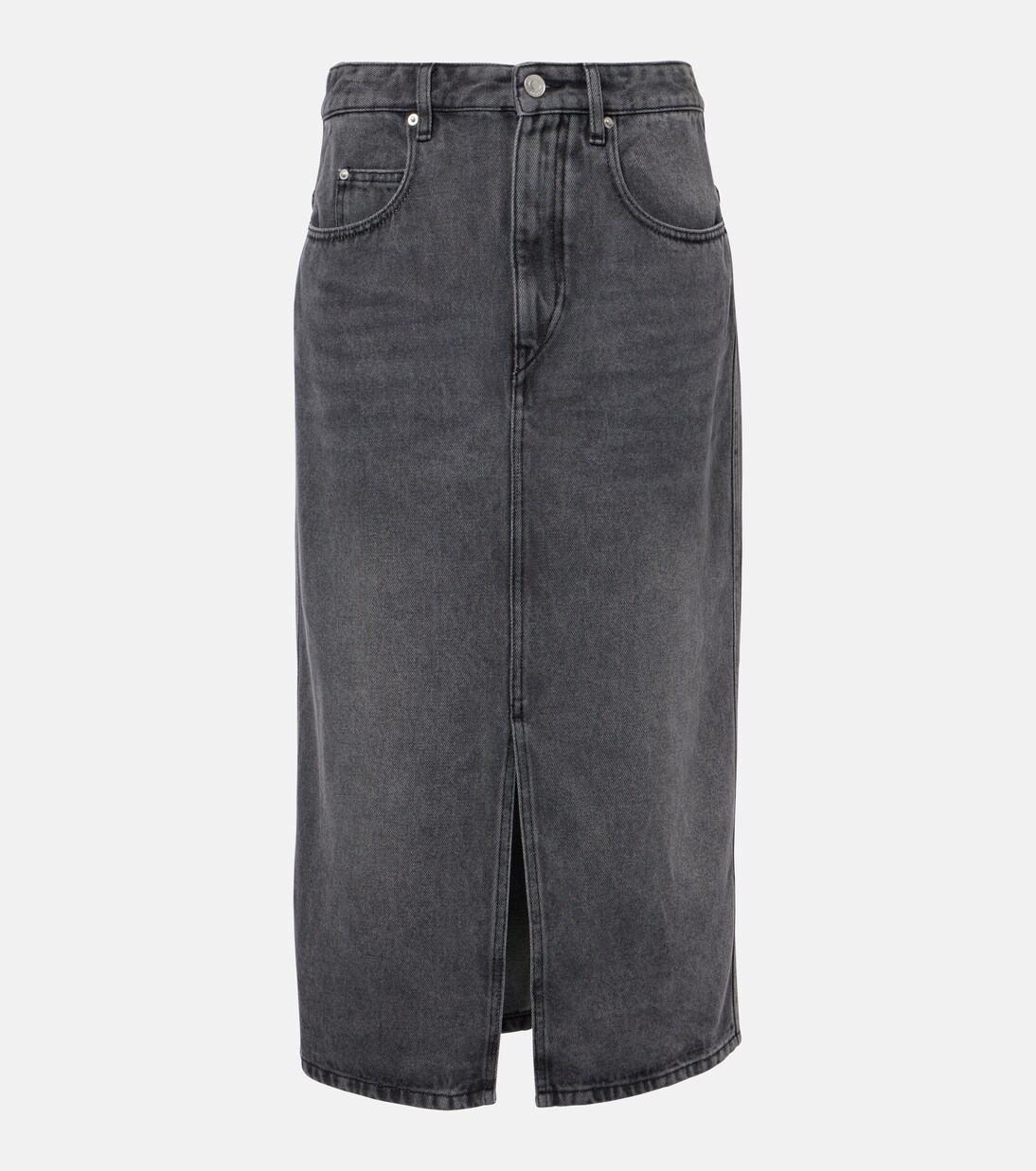 Falda Midilargo Denim Marant Etoile en Estilo Tilauriagz para Jóvenes