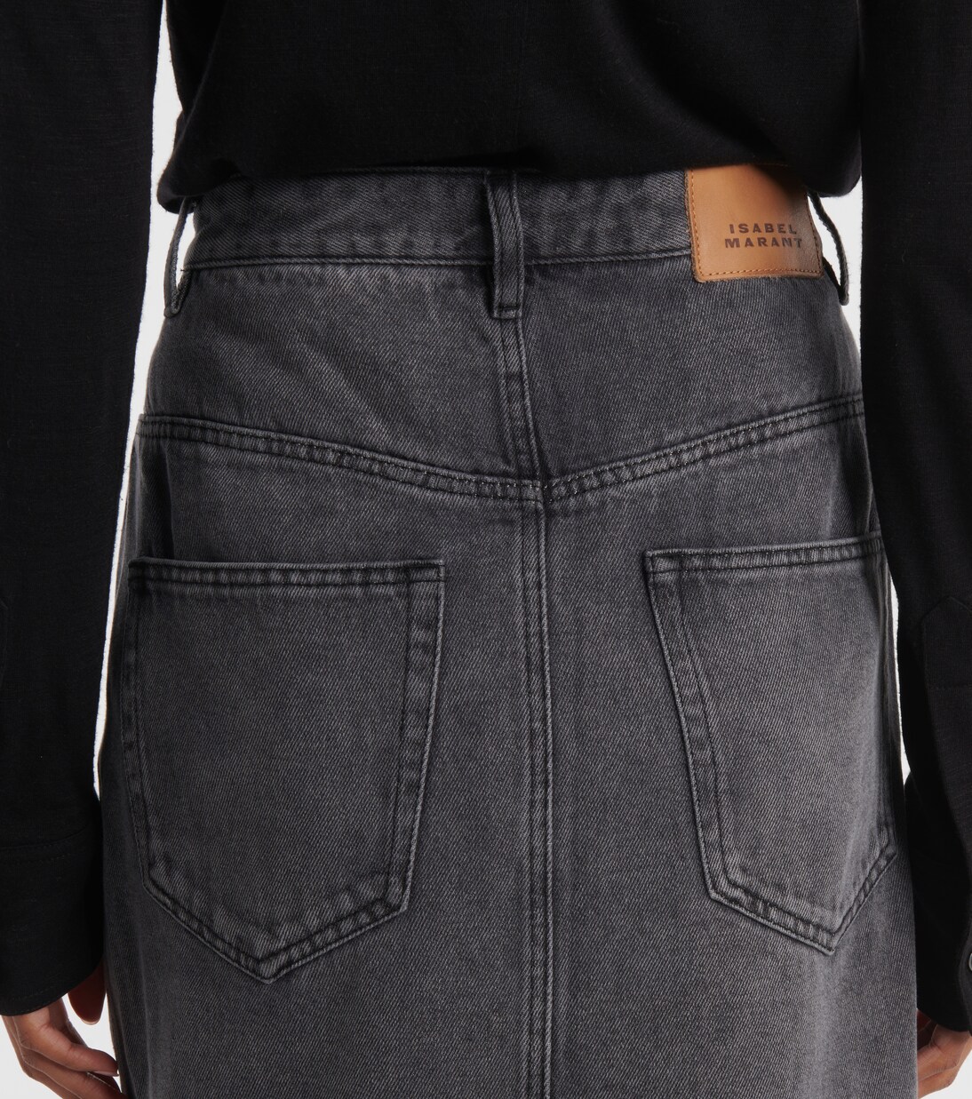 Falda Midilargo Denim Marant Etoile en Estilo Tilauriagz para Jóvenes