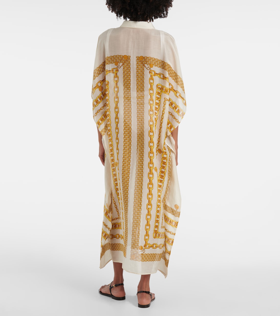 Caftano Barocco in chiffon | Versace