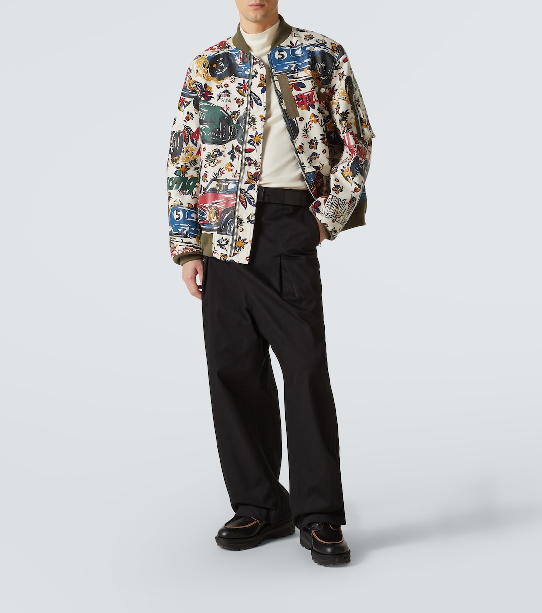 Segelschuhe aus Leder | Sacai