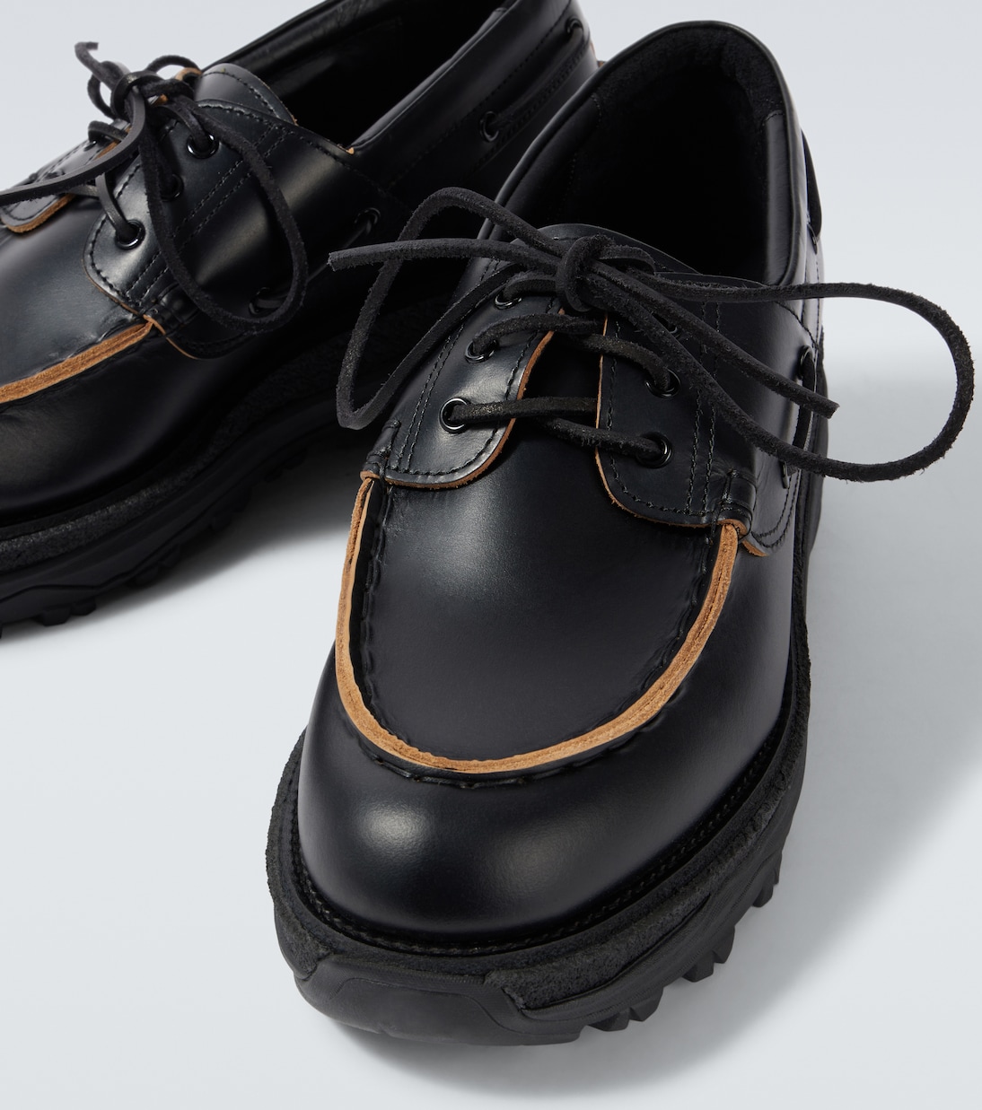 Segelschuhe aus Leder | Sacai