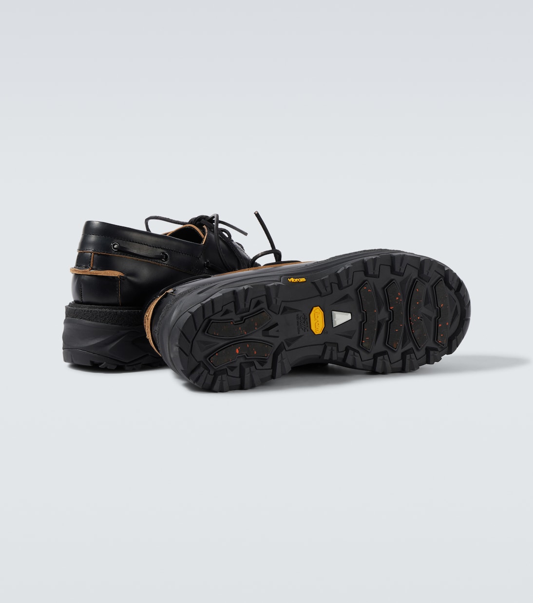 Segelschuhe aus Leder | Sacai