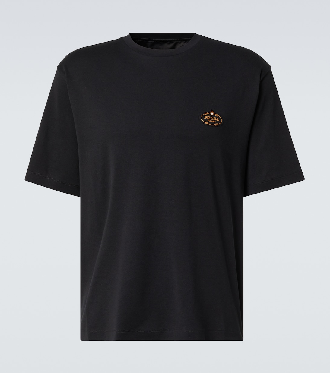 Camiseta de jersey de algodón | Prada