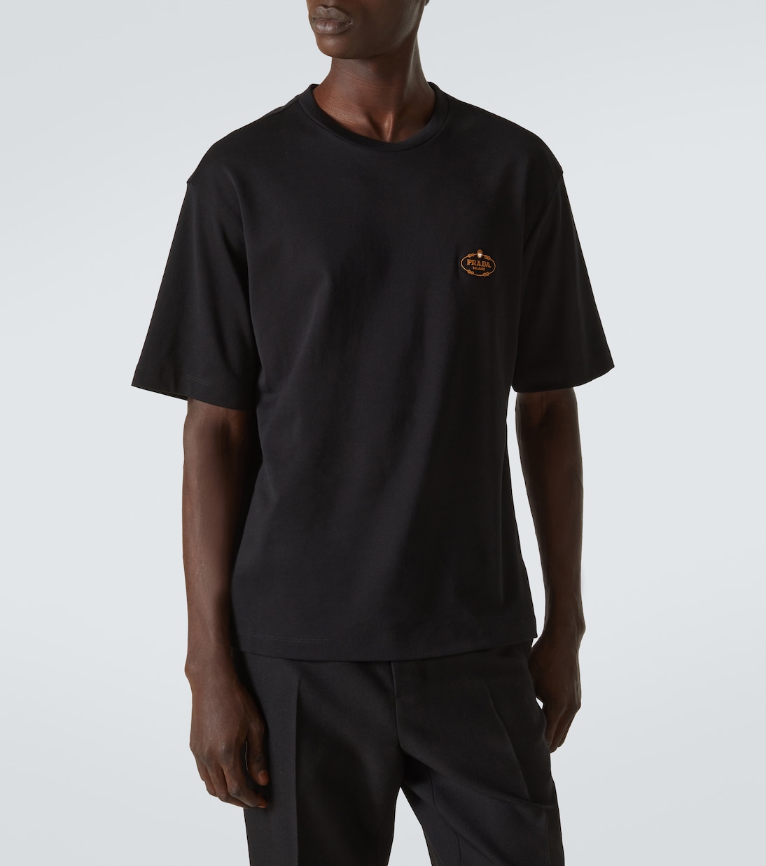 Camiseta de jersey de algodón | Prada