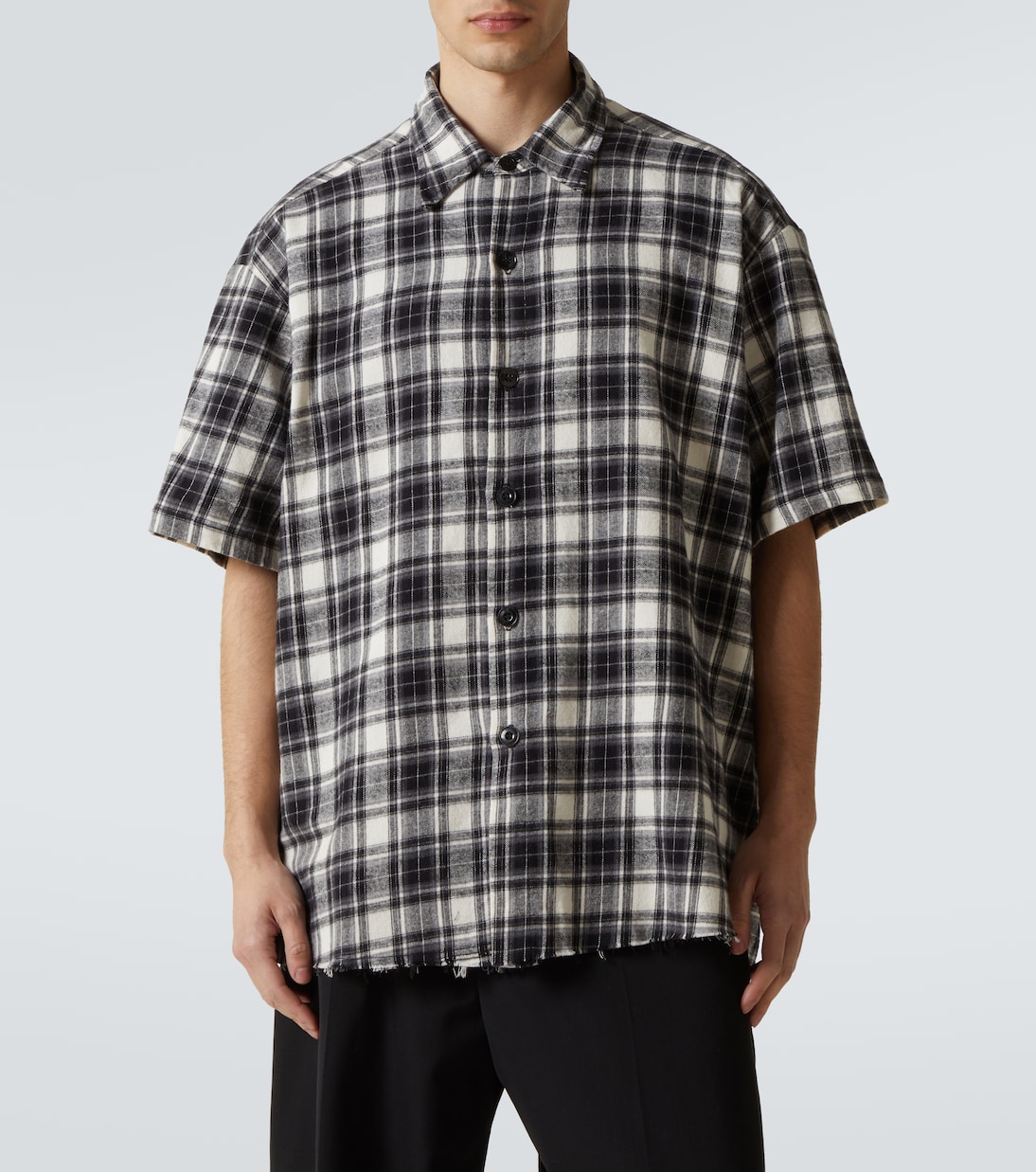 Camicia in flanella di cotone a quadri | Greg Lauren