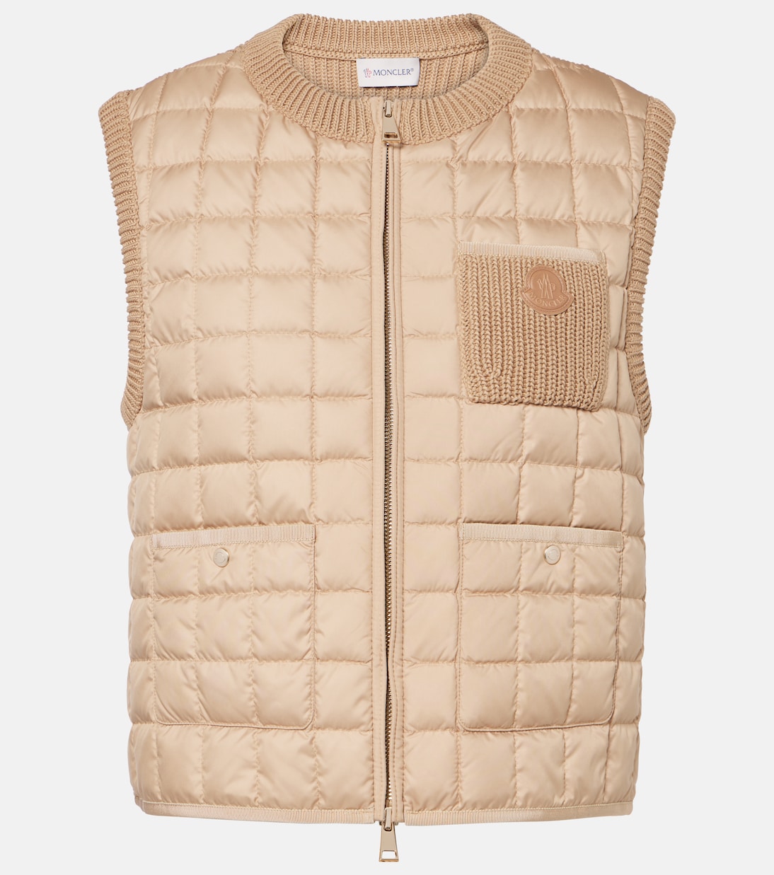 Piumino in misto cotone senza maniche | Moncler