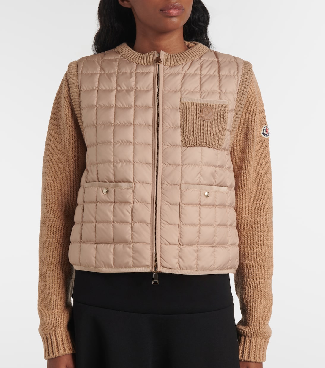 Piumino in misto cotone senza maniche | Moncler