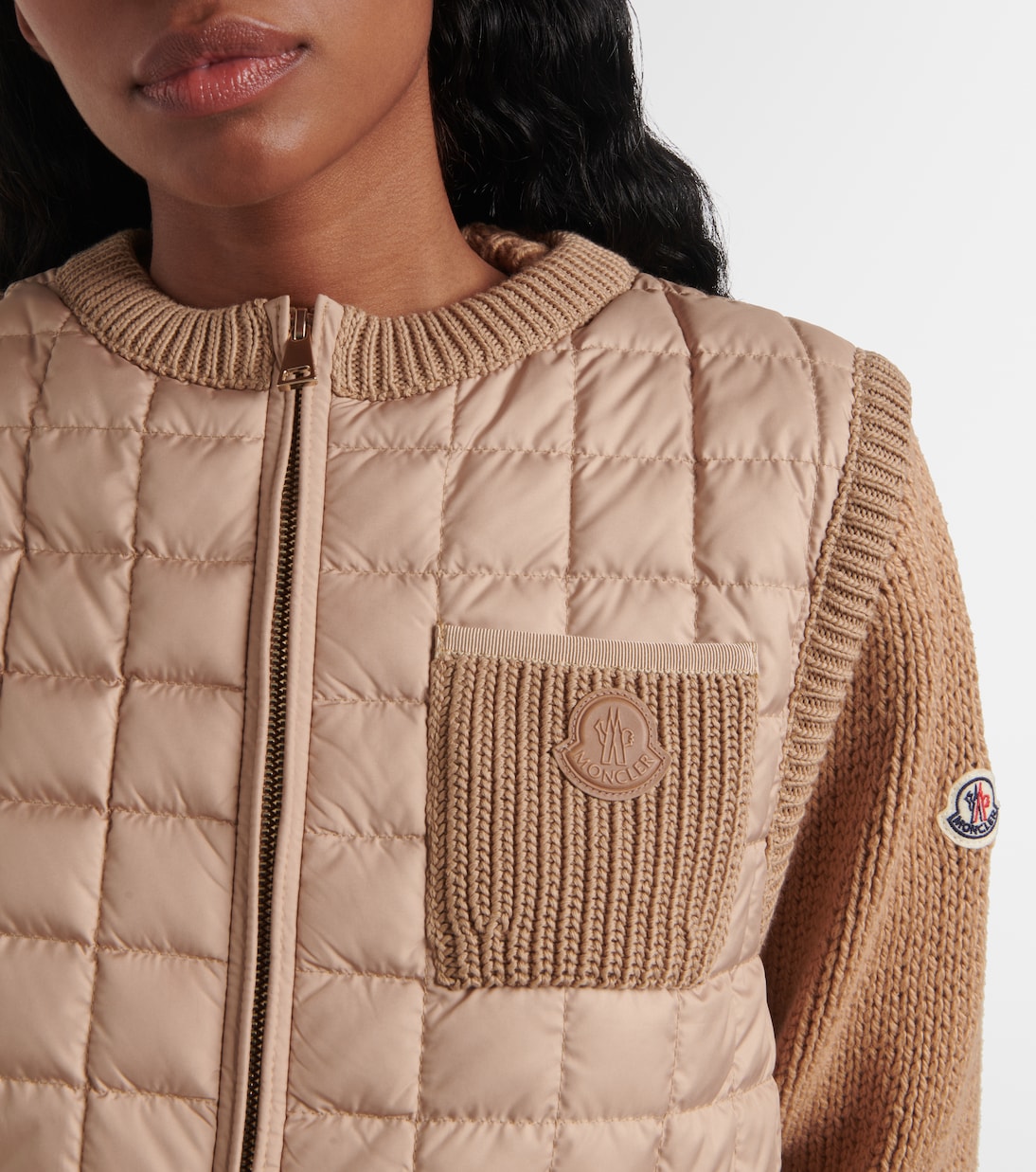 Piumino in misto cotone senza maniche | Moncler