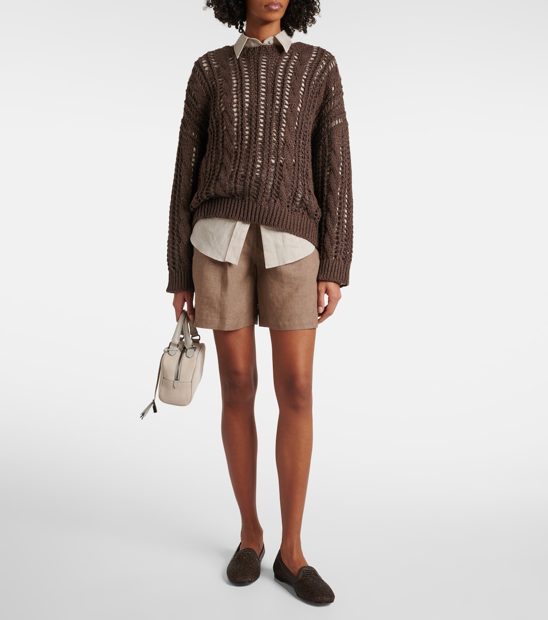 Shorts in lino | Brunello Cucinelli