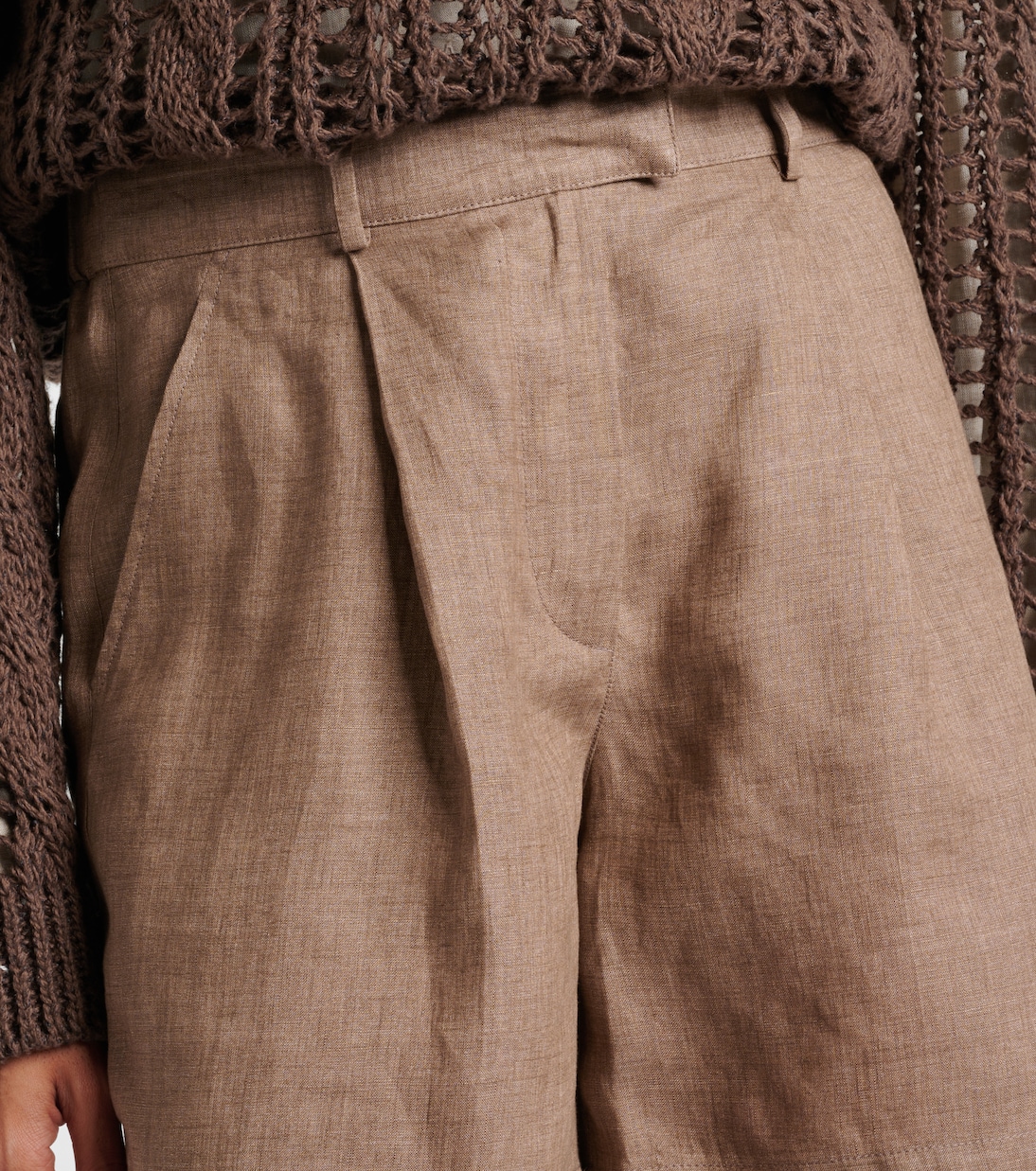 Shorts in lino | Brunello Cucinelli