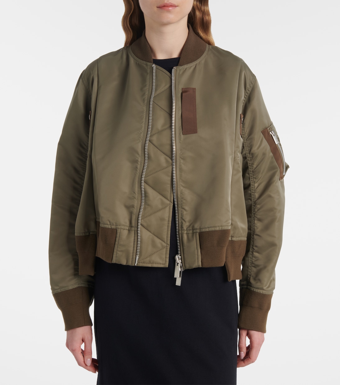 Giacca blouson in twill tecnico | Sacai