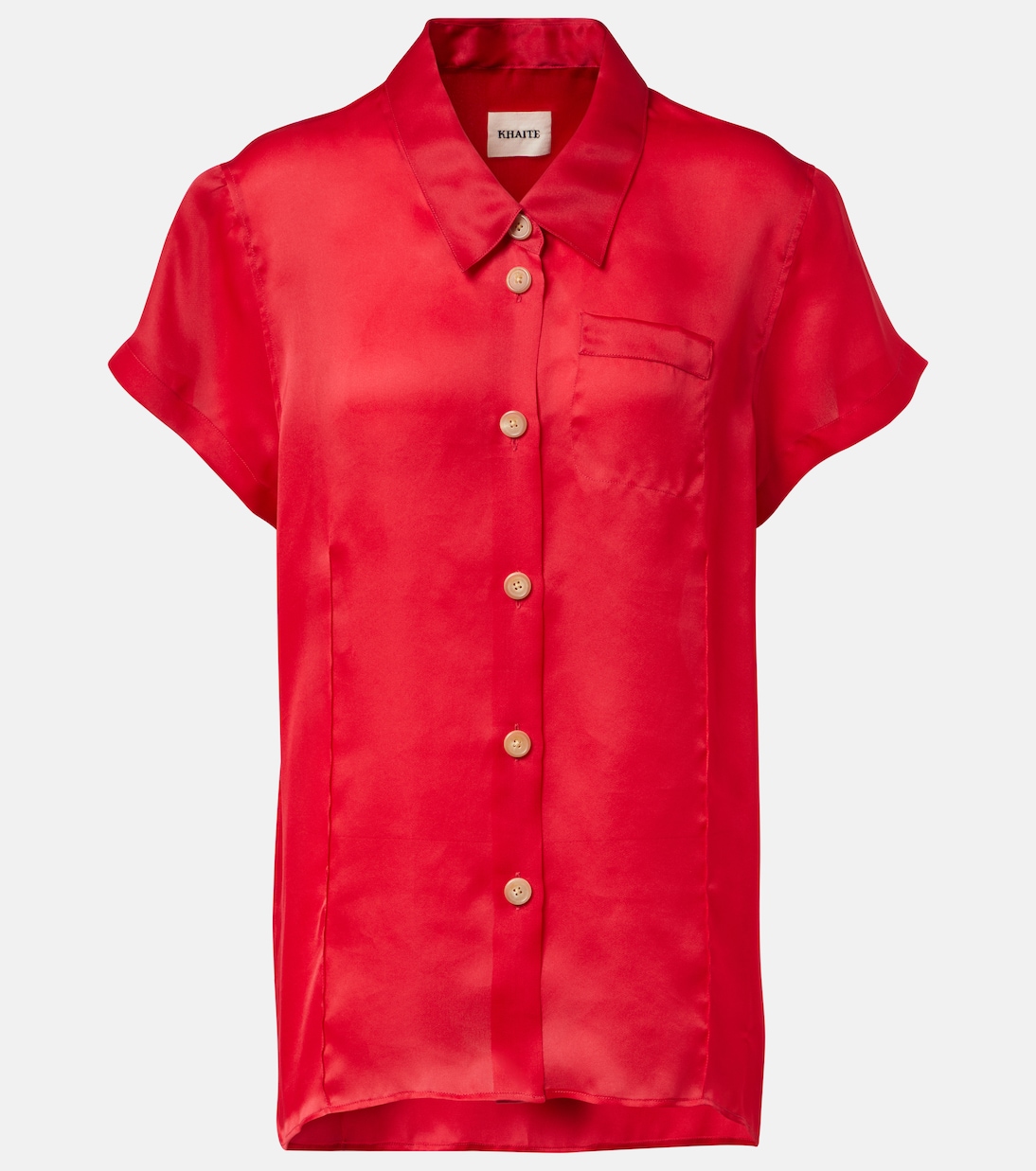 Camicia Keefe in organza di seta | Khaite