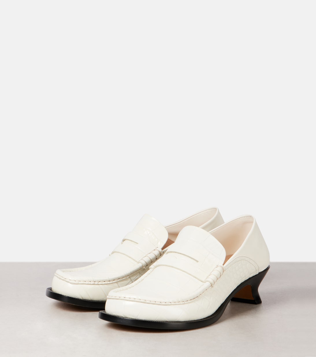 Loafer-Pumps Campo 45 aus Leder | Loewe