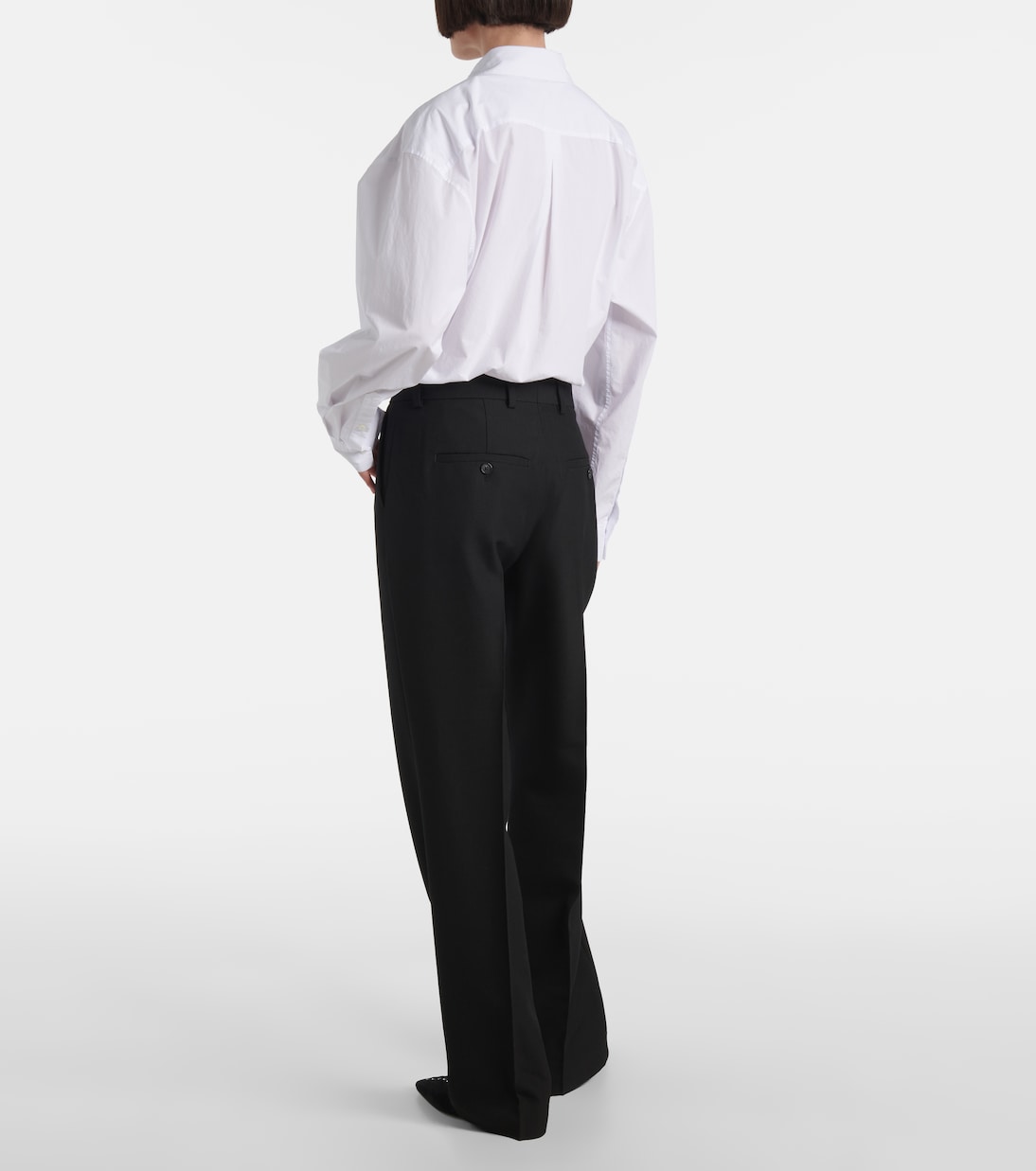 Pantaloni regular a vita media | Toteme