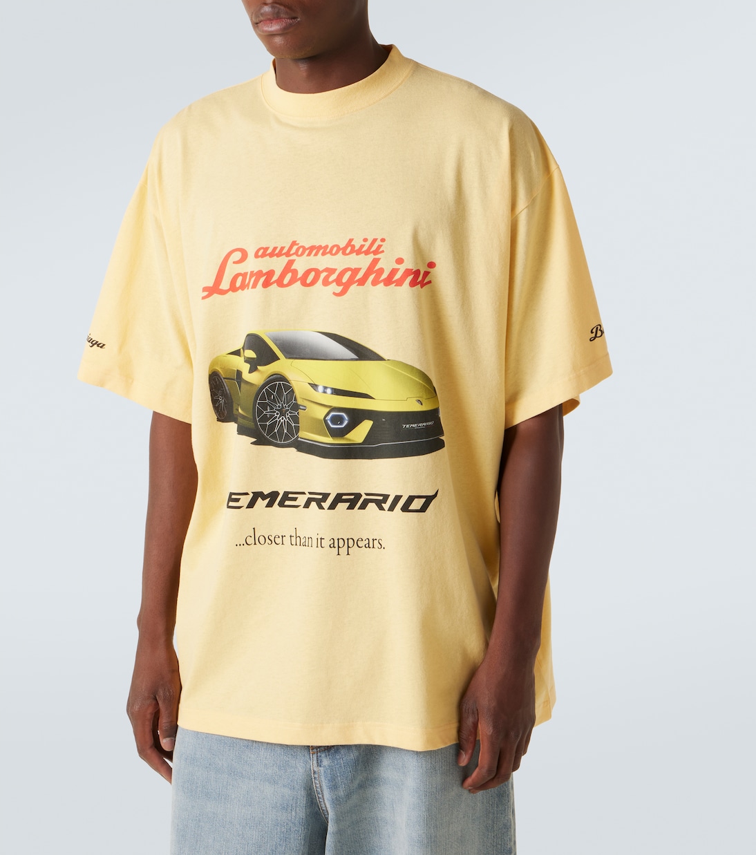 X Automobili Lamborghini T-Shirt aus Baumwoll-Jersey | Balenciaga