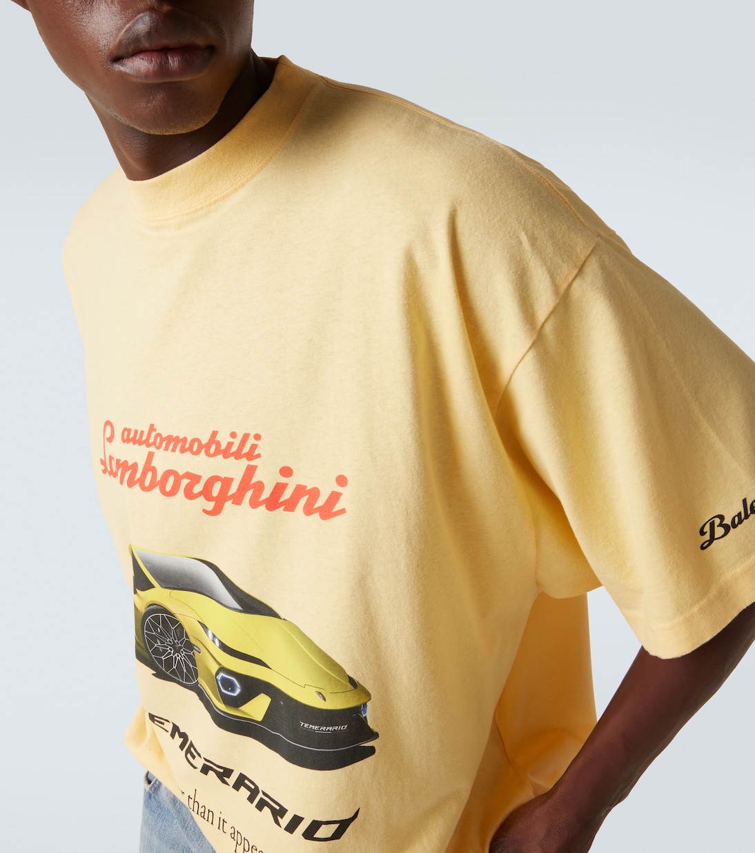 X Automobili Lamborghini T-Shirt aus Baumwoll-Jersey | Balenciaga