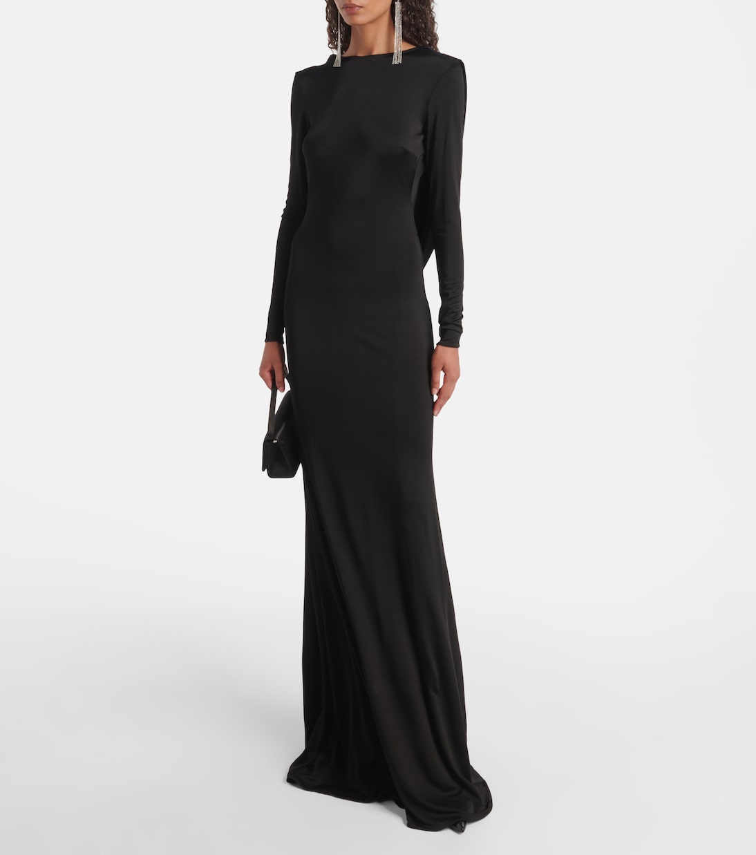 Roisin draped open-back gown | The New Arrivals Ilkyaz Ozel