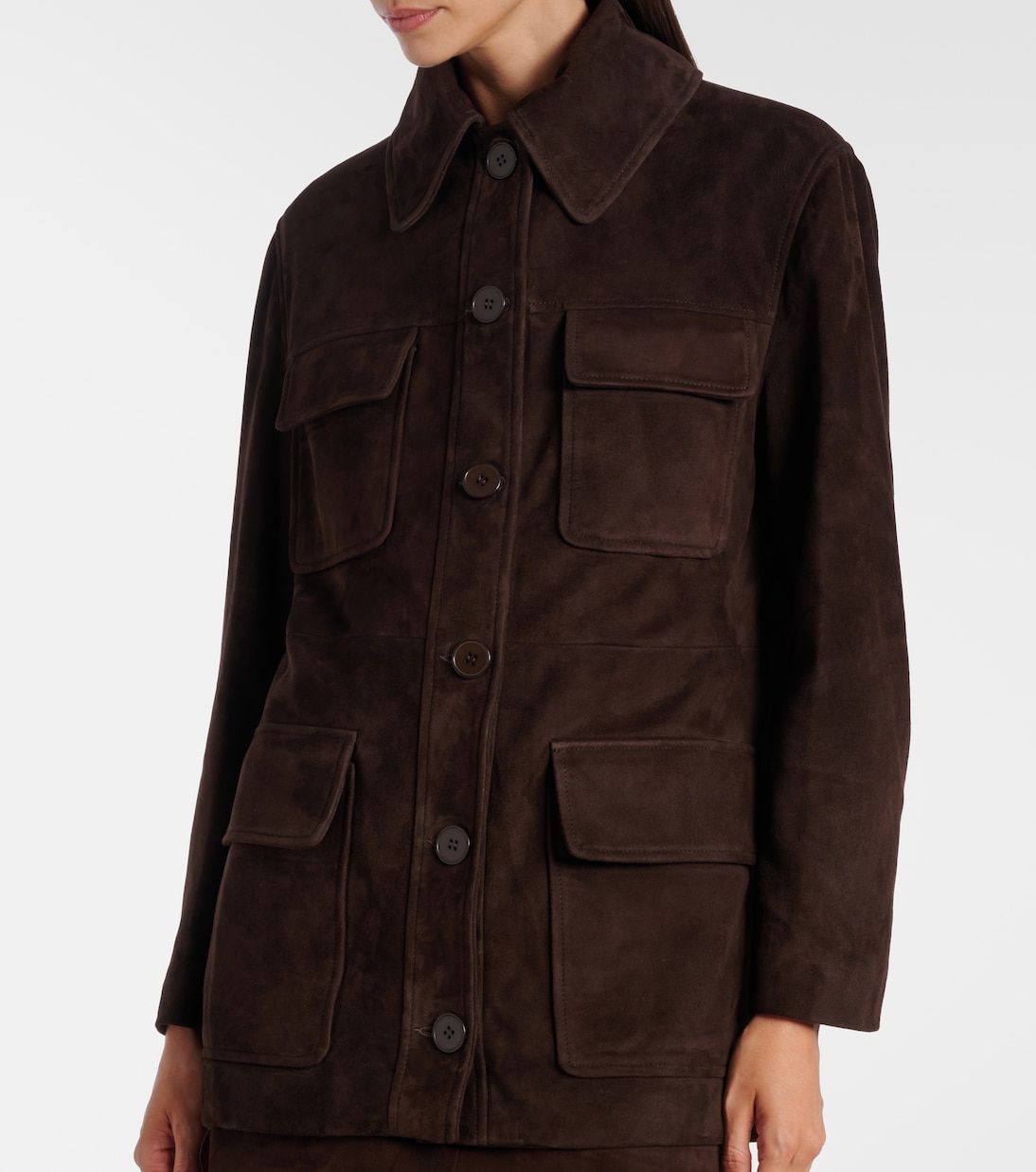 Lorien suede jacket | Nour Hammour